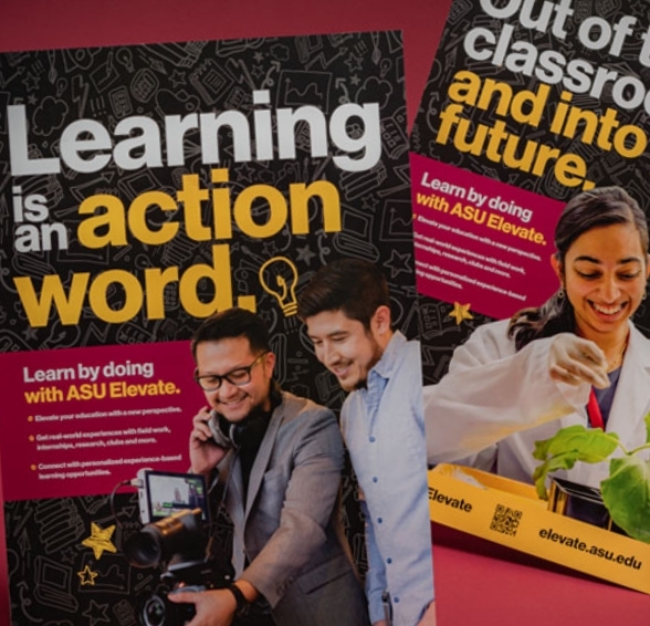 Elevate Faculty and Staff Hub - Marketing Materials Card.